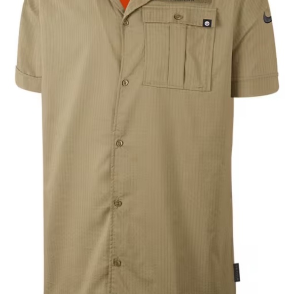 NIKE Pittsburgh Steelers button down military style - Picture 7 of 9